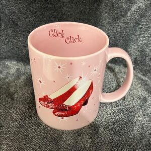 Wizard Of Oz Pink Mug with Red Shoes Design